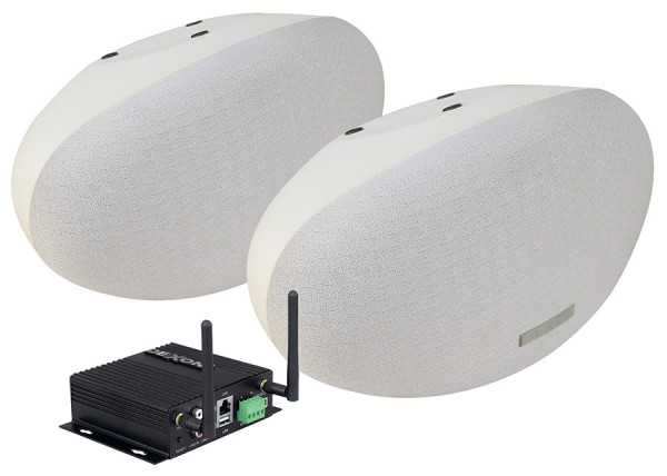 SP 632 + JPM 2032WB set of speakers and amplifier with s Bluetooth, Wifi, LAN, USB and IR