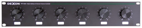 PRT 6000 panel for volume controllers 