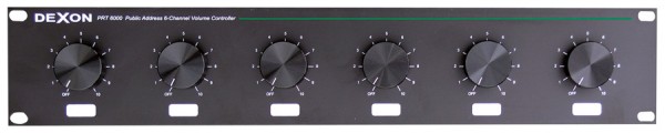 PRT 6000 panel for volume controllers