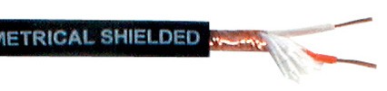 Shielded cable professional 2 wires core