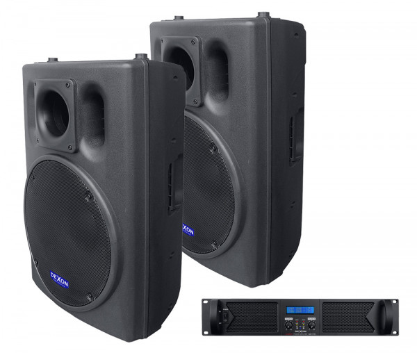 2x BCW 1500 + DAH 1700 speakers set