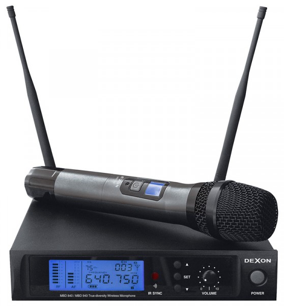 MBD 840 diversity wireless hand-held microphone