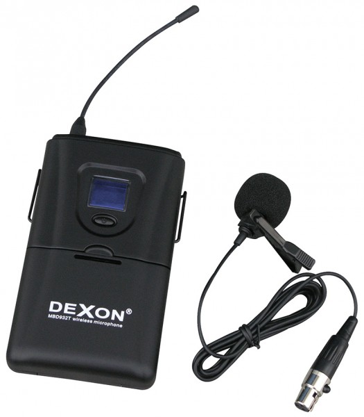 MBD 932T diversity wireless belt-pack transmitter with lavalier microphone only