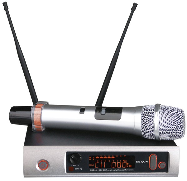 MBC 840 diversity wireless hand-held microphone