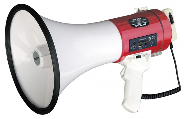 ER 400 megaphone with player