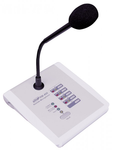 RM 400 desk microphone with selection