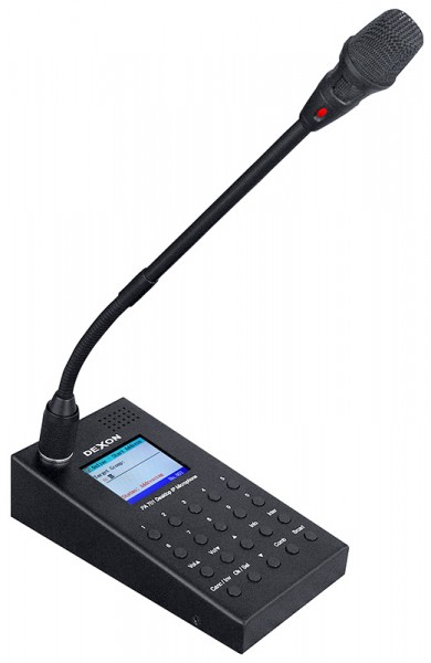 PA 701 desktop IP microphone with intelligent control