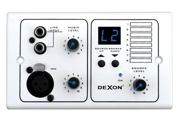 MRT 8000B matrix system 8x8 - local controller with inputs