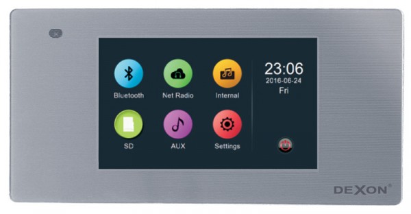 MRP 2201 on-wall player with amplifier