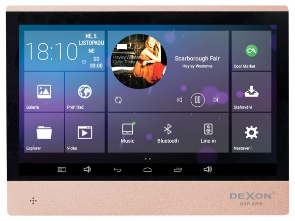 MRP 4205 on-wall player with amplifier