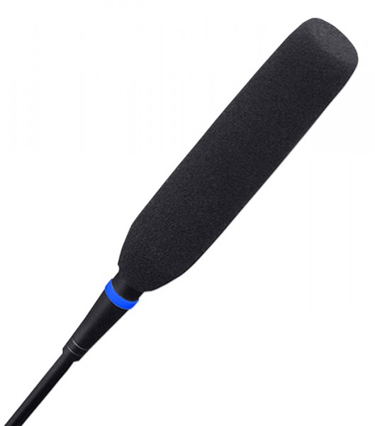 Wind protection for desktop microphone long