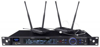 MBD 942 diversity wireless headset / lavalier microphone, 2-channel