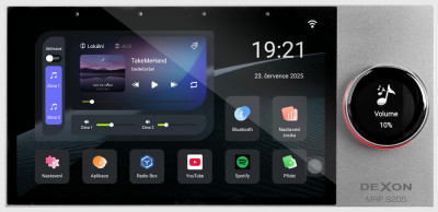 MRP 8205 on-wall player with amplifier