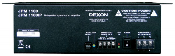 JPM 1100 100 V power amplifier