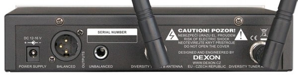 MBC 940 diversity wireless headset / lavalier microphone