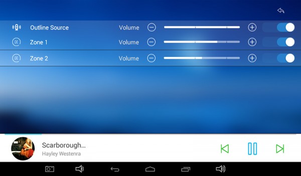 MRP 4205 on-wall player with amplifier