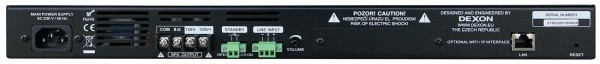 JPM 1904IP 100 V line IP power amplifier with intelligent management
