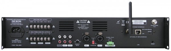 JPA 1186 amplifier central with internet radio