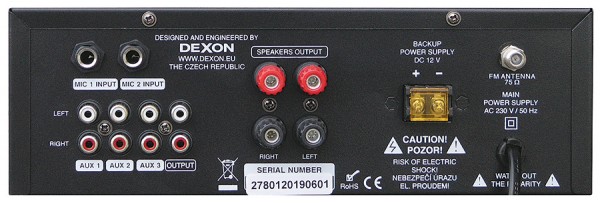 JPA 2035 amplifier central