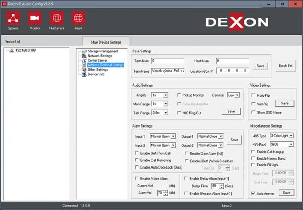 IDE 1110 audio decoder and encoder