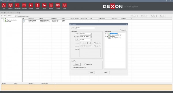 PA 701 desktop IP microphone with intelligent control