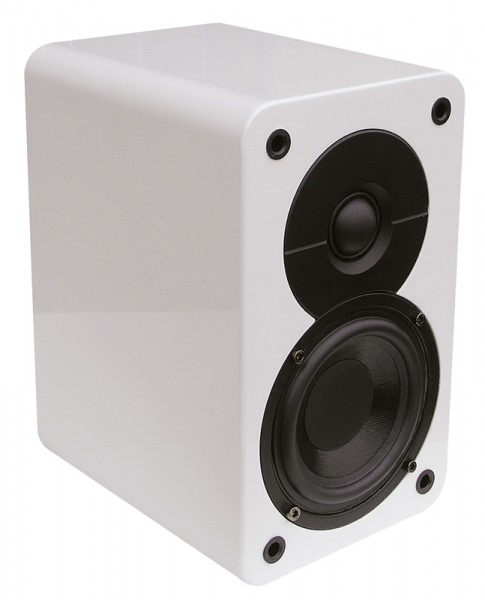 SD 402 + SUB 1201A set of white speakers and subwoofer