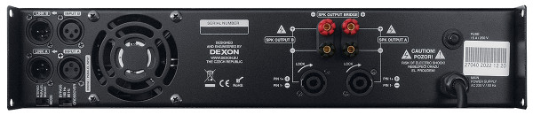 DAH 800 amplifier with low distortion