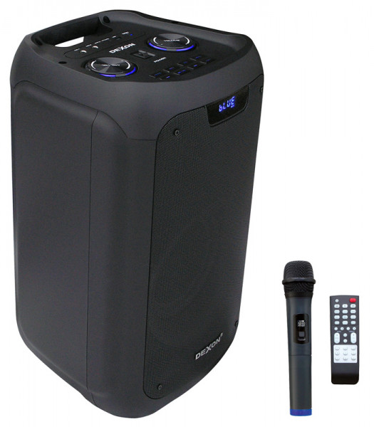WA 420RC partybox, speaker system with handheld wireless microphone